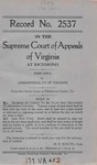 John Hall v. Commonwealth of Virginia