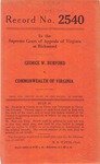 George W. Burford v. Commonwealth of Virginia