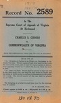 Charles S. Grosso v. Commonwealth of Virginia