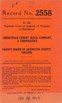 Cherrydale Cement Block Company v. County Board of Arlington County, Virginia