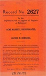 Acme Markets, Inc. v. Alfred M. Remschel