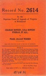 Charles Bowery and Lula Bowery Furman v. Pearl Lillian Webber