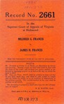 Mildred G. Francis v. James H. Francis