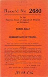 Samuel Kelly v. Commonwealth of Virginia