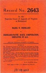 Mabel W. Drinkard v. Drinkard-Payne Buick Corporation, Employer, et al.