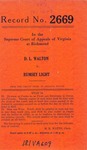 D.L. Walton v. Rumsey Light