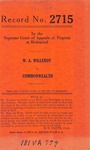 W. A. Willeroy v. Commonwealth of Virginia
