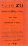 Joseph Rhodes v. Commonwealth of Virginia
