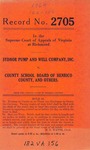 Sydnor Pump and Well Company, Inc. v. County School Board of Henrico County, et al.