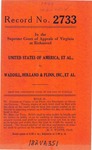 United States of America, et al. v. Waddill, Holland & Flinn, Inc., et al.