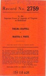 Thelma Chappell v. Martha C. White