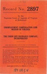 Unemployment Compensation Commission of Virginia v. The Union Life Insurance Company, Inc.