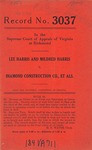 Lee Harris and Mildred Harris v. Diamond Construction Company, et al.