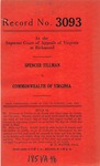 Spencer Tillman v. Commonwealth of Virginia