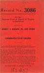 Aubrey S. Dobson, Jr., et al., v. Commonwealth of Virginia
