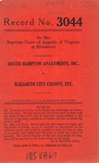 South Hampton Apartments, Inc. v. Elizabeth City County, etc.