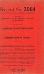 Seaboard Finance Corporation v. Commonwealth of Virginia