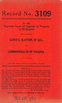 Lloyd E. Slayton, et al. v. Commonwealth of Virginia