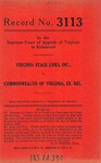 Virginia Stage Lines, Inc. v. Commonwealth of Virginia