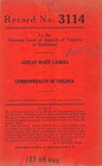 Adrian Marie Gaskill v. Commonwealth of Virginia