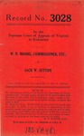W.R. Moore, Commissioner, etc., v. Jack W. Sutton