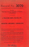 J. Wellford Smith, Trustee, etc., v. Arlington Amusement Corporation