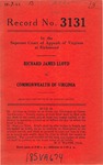 Richard James Lloyd v. Commonwealth of Virginia