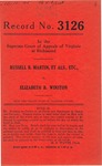 Russell B. Martin, et al., v. Elizabeth B. Winston