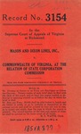 Mason and Dixon Lines, Inc. v. Commonwealth of Virginia, at the relation of State Corporation Commission