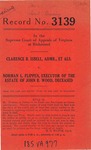 Clarence B. Isbell, Administrator of the Estate of Ben Wood v. Norman L. Flippen, Executor of the Estate of John B. Wood, deceased