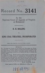 R. H. Bolling v. King Coal Theatres, Inc.