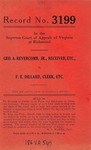 George  A. Revercomb, Jr., Receiver of Alleghany Land Company, Inc. v. F. E. Dillard, Clerk of the Circuit Court of Alleghany County, Virginia