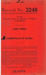 James Thomas v. Commonwealth of Virginia