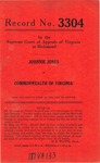 Johnnie Jones v. Commonwealth of Virginia