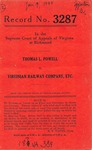Thomas L. Powell v. Virginian Railway Company, etc.