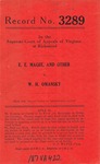 E. E. Magee and Other, v. W. H. Omansky