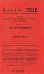 City of South Norfolk v. Bertha L. Dail