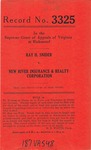 Ray H. Snider v. New River Insurance & Realty Corporation