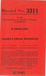 M. Osborne Jones v. Galleher & Company, Inc.