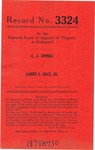 C. J. Spinks v. Ashby L. Rice, Jr