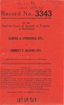 Samuel A. Steingold, etc., v. Emmett T. Seaton, etc.