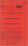 Clarence J. Prettyman v. M. J. Duer & Company, Incorporated, etc.