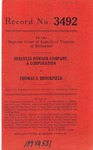 Hercules Powder Company, A Corporation v. Thomas S. Brookfield