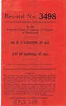 H. J. Langston, et al., v. City of Danville, et al.
