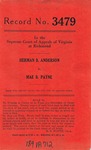 Herman B. Anderson v. Mae B. Payne