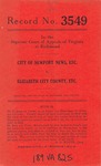 City of Newport News, A Municipal Corporation v. Elizabeth City County