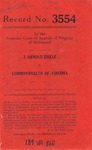 J. Arnold Zirkle v. Commonwealth of Virginia