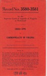 Creed Epps v. Commonwealth of Virginia