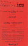 Ellis Stamps v. Annie Belle Stamps Williamson