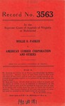 Mollie D. Parker v. American Lumber Corporation and Others